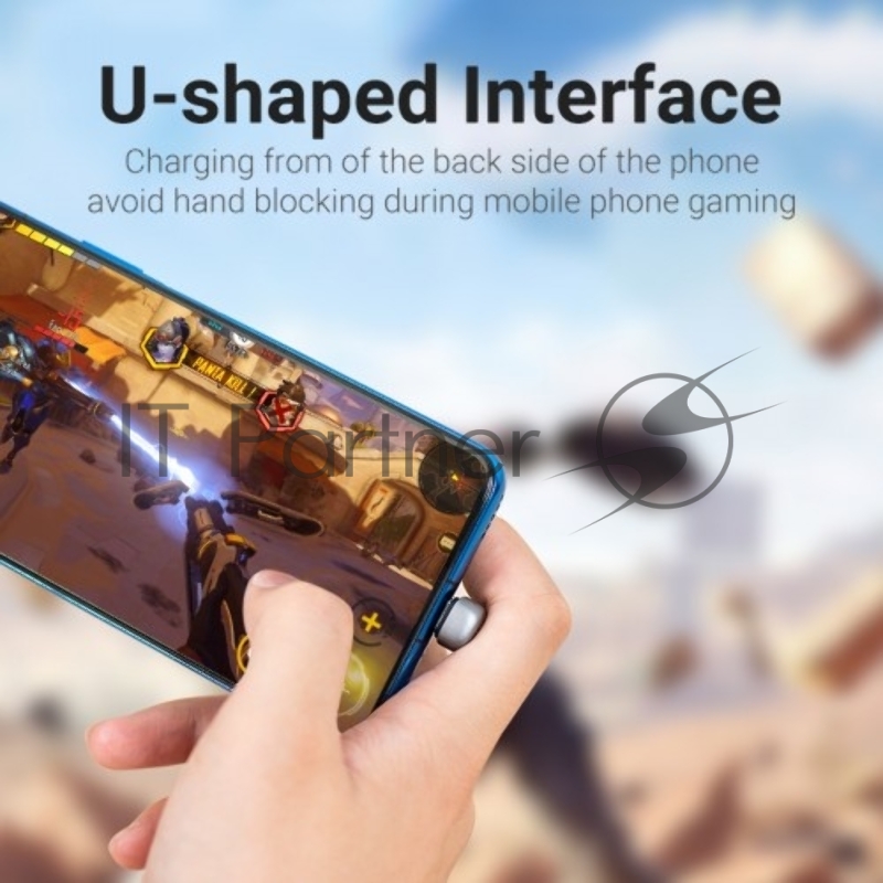 Кабель Vention USB 2.0 CM/AM 5A - 1м. U-образный