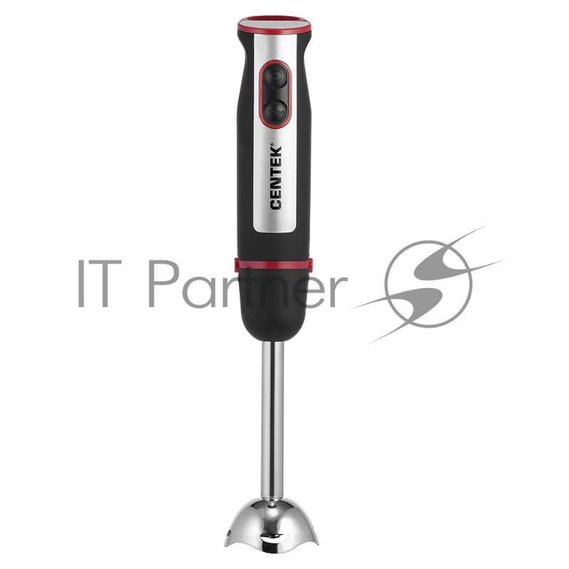 Блендер Centek CT-1319 (черный) 1000Вт, НАСАДКА СТАЛЬ, стакан 700мл, чоппер 500 мл, венчик