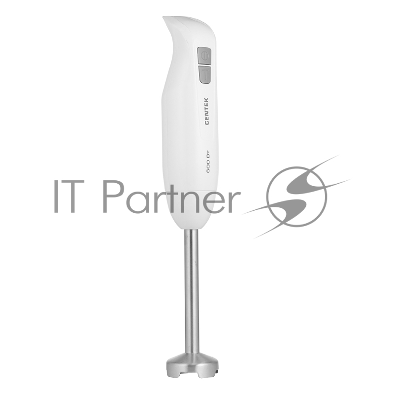 Блендер Centek CT-1343 (белый) 600Вт, турбо режим, специальная заточка лезвий, легкая очистка