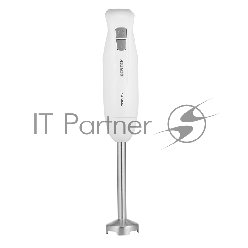 Блендер Centek CT-1343 (белый) 600Вт, турбо режим, специальная заточка лезвий, легкая очистка