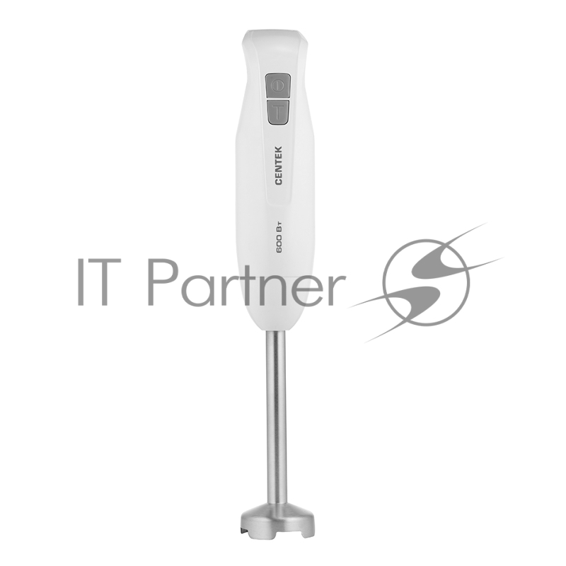 Блендер Centek CT-1344 (белый) 600Вт, турбо режим, специальная заточка лезвий, стакан 600мл