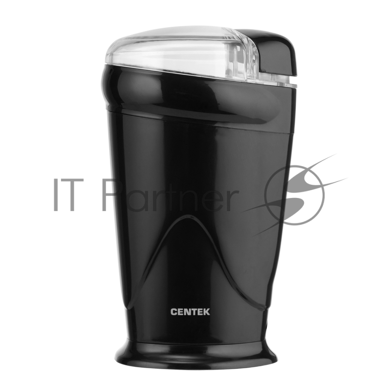 Кофемолка Centek CT-1358 (черный) 200Вт, 60 г, 6 ЧАШЕК АРОМАТНОГО КОФЕ, прозрачная крышка