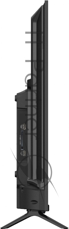 Телевизор LED Digma 43 DM-LED43UBB40 Салют ТВ Frameless Metal черный 4K Ultra HD 60Hz DVB-T DVB-T2 DVB-C DVB-S DVB-S2 USB WiFi Smart TV