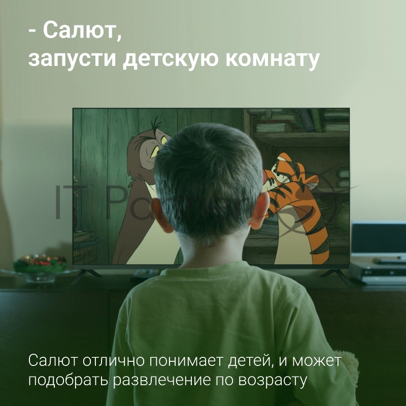 Телевизор LED Digma 43 DM-LED43SBB36 Салют ТВ Frameless Metal черный/черный FULL HD 60Hz DVB-T DVB-T2 DVB-C DVB-S DVB-S2 USB WiFi Smart TV