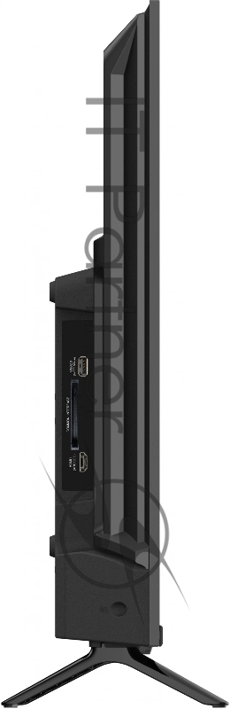 Телевизор LED Digma 40 DM-LED40SBB36 Салют ТВ Frameless Metal черный FULL HD 60Hz DVB-T DVB-T2 DVB-C DVB-S DVB-S2 USB WiFi Smart TV