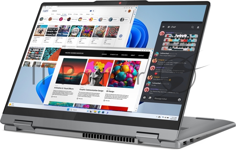 Ноутбук Lenovo IdeaPad 5 2-in-1 14IRU9 14(1920x1200 IPS)/Touch/Intel Core 5 120U(1.4Ghz)/16384Mb/512SSDGb/ Graphics/Cam/BT/WiFi/57WHr/war 1y/1.6kg/luna grey/noOS + 65W, Pen, RU kbd