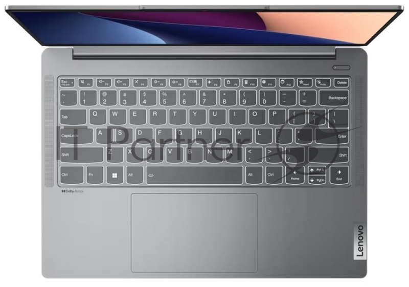 Ноутбук Lenovo IdeaPad Pro 5 14IRH8 14(2880x1800 IPS)/Intel Core i7 13700H(2.4Ghz)/16384Mb/512SSDG Iris Xe Graphics/Cam/BT/WiFi/75WHr/war 1y/1.46kg/arctic grey/noOS + 100W, RU kbd