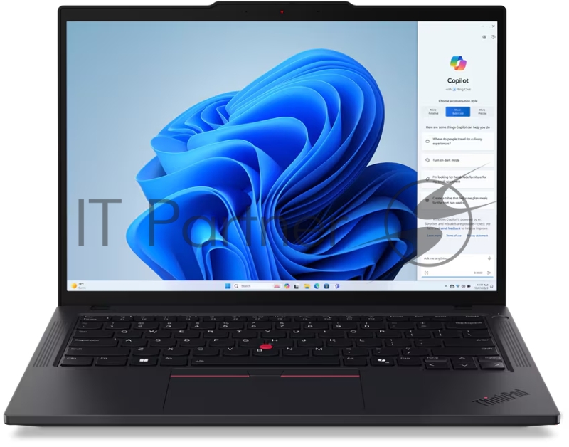 Ноутбук Lenovo ThinkPad T14 G5 14.0 WUXGA AG 400nits, U7-155U,16GB DDR5,512GB SSD M.2 2280 NVMe G4,Integrated ,5M RGB Cam,Intel AX211 2x2AX 6E+BT,Quectel EM061K-GL 4G CAT6, 4 Cell 52.5Whr, BKLT KB RUS, NO_OS, 1 Year