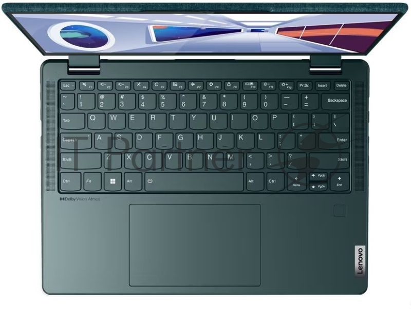 Ноутбук Lenovo Yoga 6 13ABR8 13.3(1920x1200 IPS)/Touch/AMD Ryzen 5 7530U(2Ghz)/16384Mb/512SSDGb/n Radeon/Cam/BT/WiFi/59WHr/war 1y/1.37kg/dark teal/noOS + 45W, Pen, RU kbd