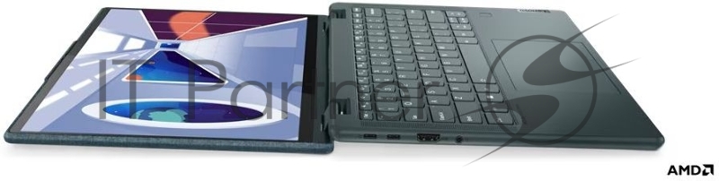 Ноутбук Lenovo Yoga 6 13ABR8 13.3(1920x1200 IPS)/Touch/AMD Ryzen 7 7730U(2Ghz)/16384Mb/1024SSDGb/ Radeon/Cam/BT/WiFi/59WHr/war 1y/1.37kg/dark teal/Win11Home + 45W, Pen, RU kbd