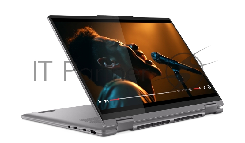 Ноутбук Lenovo Yoga 7 2-in-1 14AHP9 14(1920x1200 IPS)/Touch/AMD Ryzen 5 8640HS(3.5Ghz)/16384Mb/512SSDG Radeon 760M/Cam/BT/WiFi/71WHr/war 1y/1.61kg/storm grey/noOS + 65W, Pen, RU kbd