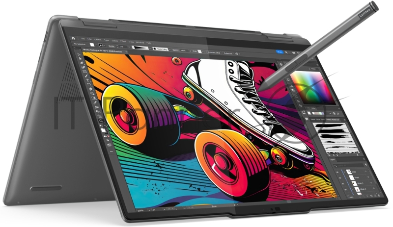 Ноутбук Lenovo Yoga 7 2-in-1 14IML9 14(1920x1200 IPS)/Touch/Intel Core Ultra 5 125U(1.3Ghz)/16384Mb/1024SSDGb Graphics/Cam/BT/WiFi/71WHr/war 1y/1.61kg/storm grey/noOS + 65W, Pen, RU kbd
