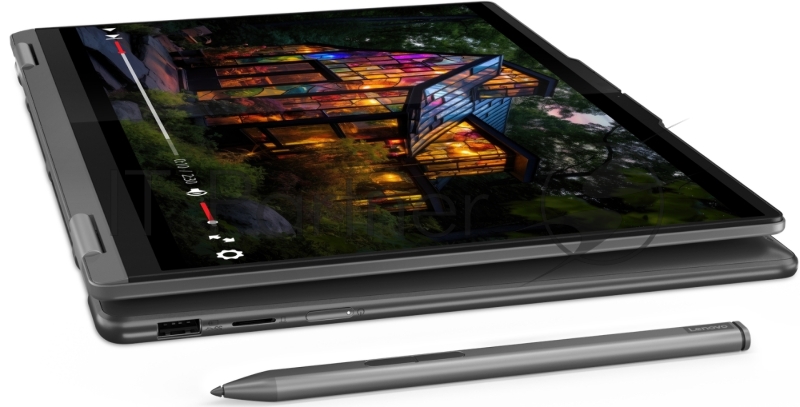 Ноутбук Lenovo Yoga 7 2-in-1 14IML9 14(1920x1200 IPS)/Touch/Intel Core Ultra 5 125U(1.3Ghz)/16384Mb/1024SSDGb Graphics/Cam/BT/WiFi/71WHr/war 1y/1.61kg/storm grey/noOS + 65W, Pen, RU kbd