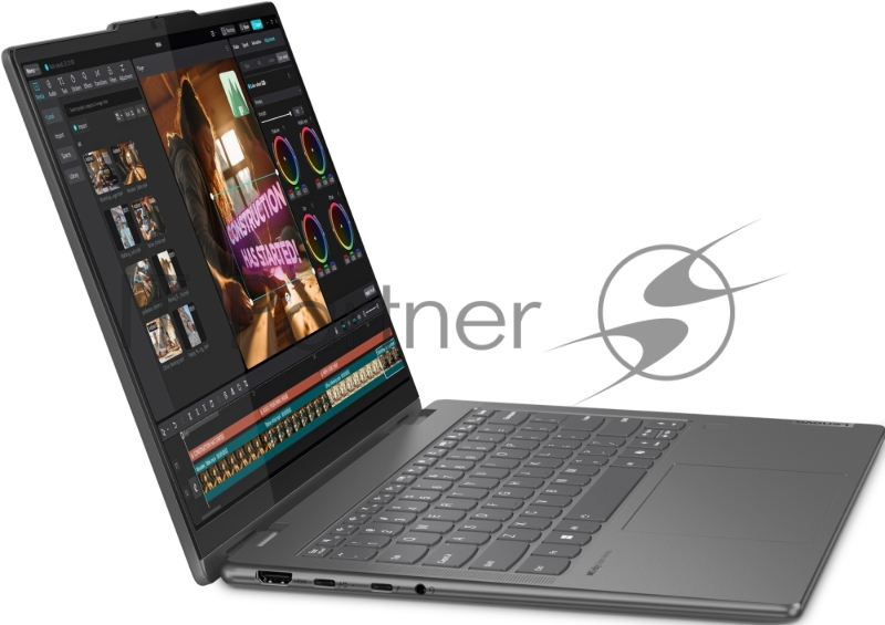 Ноутбук Lenovo Yoga 7 2-in-1 14IML9 14(1920x1200 IPS)/Touch/Intel Core Ultra 5 125U(1.3Ghz)/16384Mb/1024SSDGb Graphics/Cam/BT/WiFi/71WHr/war 1y/1.61kg/storm grey/noOS + 65W, Pen, RU kbd