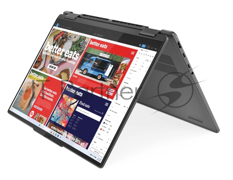 Ноутбук Lenovo Yoga 7 2-in-1 14IML9 14(1920x1200 OLED)/Touch/Intel Core Ultra 7 155H(1.4Ghz)/16384Mb/1024SSDGb Arc graphics/Cam/BT/WiFi/71WHr/war 1y/1.49kg/storm grey/Win11Home + 65W, Pen, RU kbd