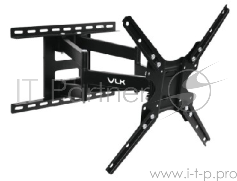 Кронштейн VLK TRENTO-8 черный 26-65 наклонно-поворотный от стены 55-480мм VESA 400х400мм до 30кг