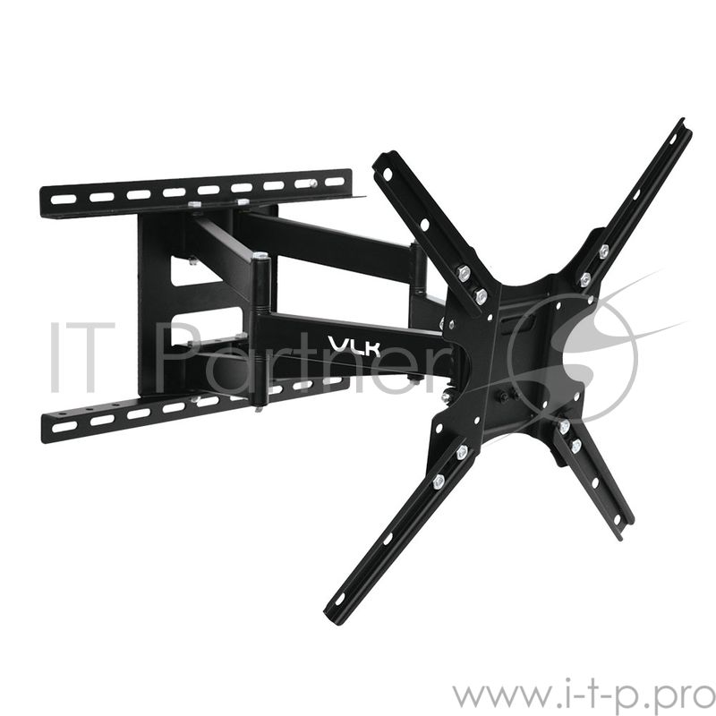 Кронштейн VLK TRENTO-8 черный 26-65 наклонно-поворотный от стены 55-480мм VESA 400х400мм до 30кг