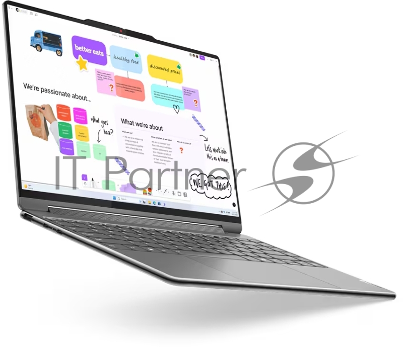 Ноутбук Lenovo Yoga 9 2-in-1 14IMH9 14(3840x2400 OLED)/Touch/Intel Core Ultra 7 155H(1.4Ghz)/32768Mb/1024SSDGb Arc graphics/Cam/BT/WiFi/75WHr/war 1y/1.32kg/luna grey/Win11Home + 65W, Pen, RU kbd