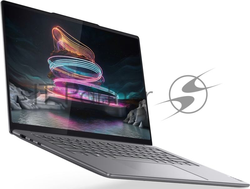 Ноутбук Lenovo Yoga Pro 7 14AHP9 14.5(3072x1920 IPS)/AMD Ryzen 7 8845HS(3.8Ghz)/16384Mb/1024SSD GeForce RTX3050(6144Mb)/Cam/BT/WiFi/73 1y/1.64kg/luna grey/Win11Home + 140W, RU kbd