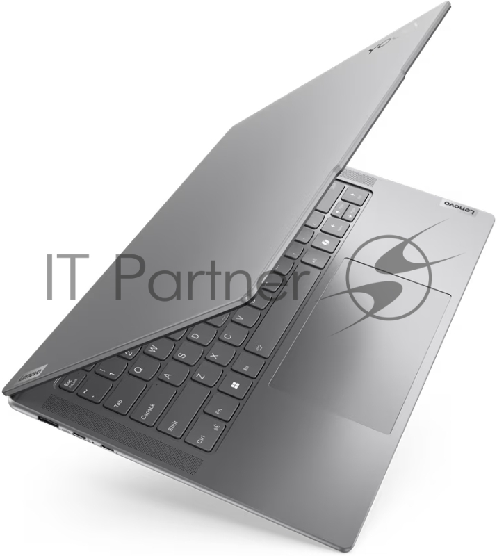 Ноутбук Lenovo Yoga Pro 7 14AHP9 14.5(3072x1920 IPS)/AMD Ryzen 7 8845HS(3.8Ghz)/16384Mb/512SSDG Radeon 780M/Cam/BT/WiFi/73WHr/war 1y/1.49kg/luna grey/noOS + 100W, RU kbd