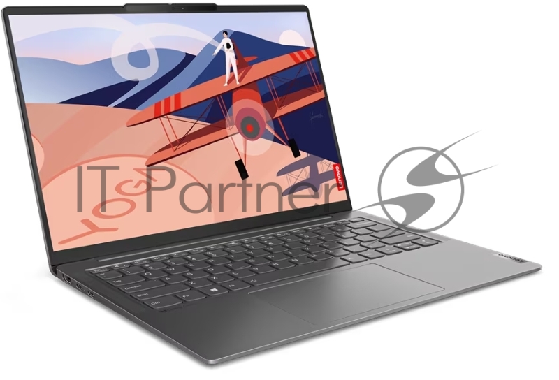 Ноутбук Lenovo Yoga Slim 6 14IRH8 14(1920x1200 OLED)/Intel Core i7 13700H(2.4Ghz)/16384Mb/512SSDG Iris Xe Graphics/Cam/BT/WiFi/65WHr/war 1y/1.35kg/storm grey/Win11Home + 65W, RU kbd