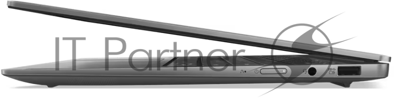 Ноутбук Lenovo Yoga Slim 6 14IRH8 14(2240x1400 IPS)/Intel Core i7 13700H(2.4Ghz)/16384Mb/1024SSD Iris Xe Graphics/Cam/BT/WiFi/65WHr/war 1y/1.35kg/storm grey/Win11Home + 65W, RU kbd