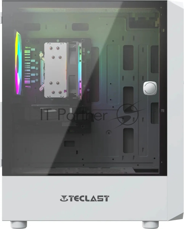 ПК Teclast G01 i5 12400F (2.5) 16Gb SSD512Gb RTX3050 6Gb Windows 11 Professional GbitEth 500W белый (G01 12400F16G5123050WKRU)