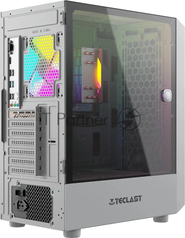 ПК Teclast G01 i5 12400F (2.5) 16Gb SSD512Gb RTX3050 6Gb Windows 11 Professional GbitEth 500W белый (G01 12400F16G5123050WKRU)