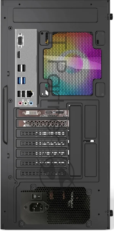 ПК Teclast G01 i5 12400F (2.5) 16Gb SSD512Gb RTX3050 6Gb Windows 11 Professional GbitEth 500W черный (G01 12400F16G5123050KRU)