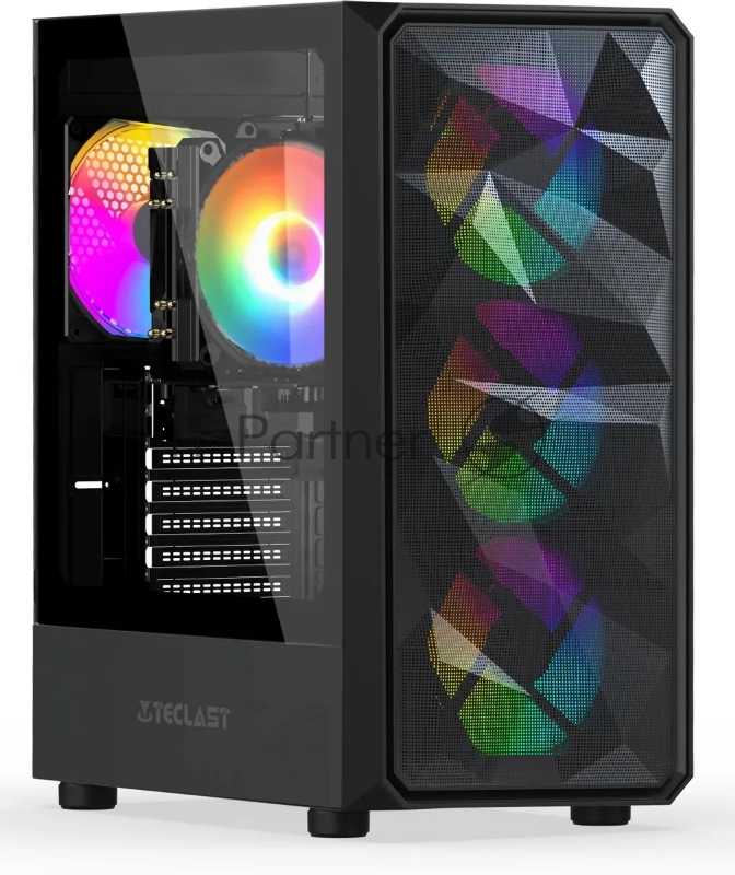 ПК Teclast G01 i5 13400F (2.5) 32Gb SSD1Tb RTX4060 8Gb Windows 11 Professional GbitEth 700W черный (G01 13400F32G1T4060BKRU)