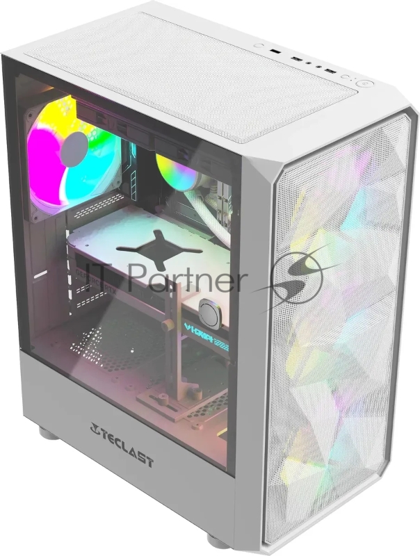 ПК Teclast G02 Ryzen 7 7800X3D (4.2) 32Gb SSD1Tb RTX 4070Super 12Gb Windows 11 Professional GbitEth WiFi BT 750W белый (G02 7800X3D32G1T4070SWKRU)