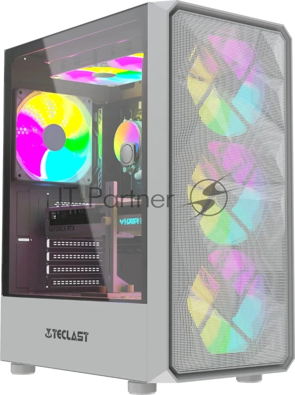 ПК Teclast G02 Ryzen 7 7800X3D (4.2) 32Gb SSD1Tb RTX 4070Super 12Gb Windows 11 Professional GbitEth WiFi BT 750W белый (G02 7800X3D32G1T4070SWKRU)