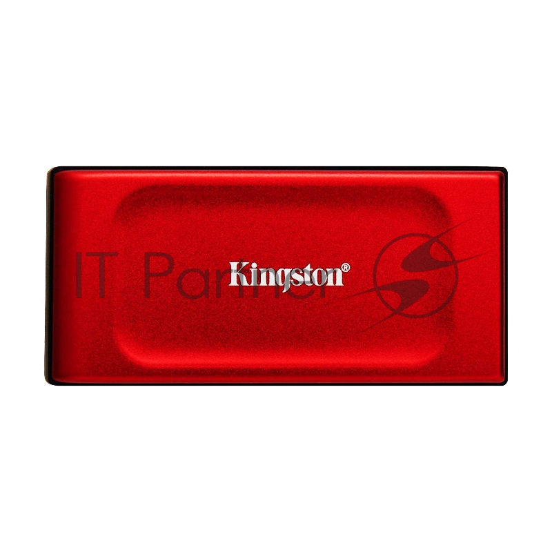Твердотельный накопитель Kingston External SSD XS1000, 2000GB, Type-C/A, USB 3.2 Gen 2, R/W 1050/1000MB/s, 70x33x14mm, 29g., Red (5 лет)