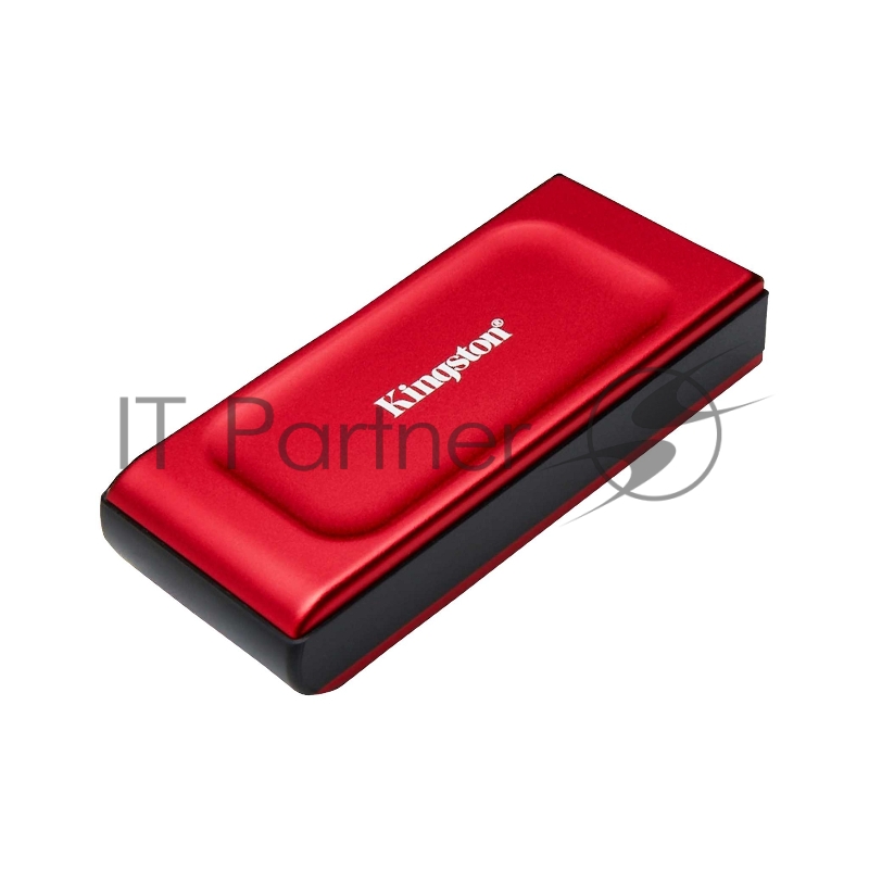 Твердотельный накопитель Kingston External SSD XS1000, 1000GB, Type-C/A, USB 3.2 Gen 2, R/W 1050/1000MB/s, 70x33x14mm, 29g., Red (5 лет)