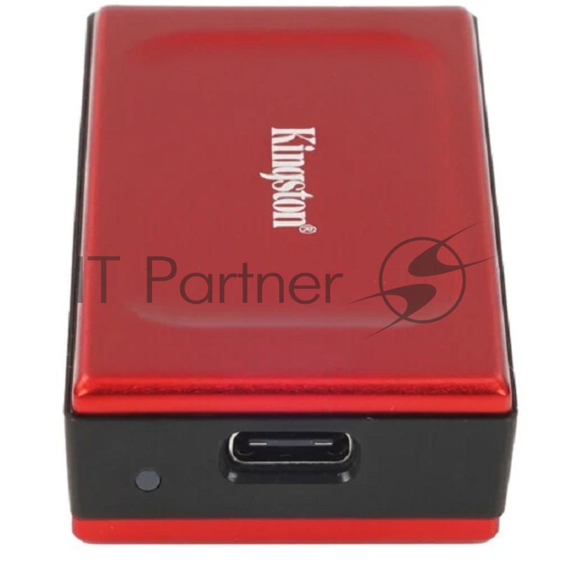 Твердотельный накопитель Kingston External SSD XS1000, 1000GB, Type-C/A, USB 3.2 Gen 2, R/W 1050/1000MB/s, 70x33x14mm, 29g., Red (5 лет)