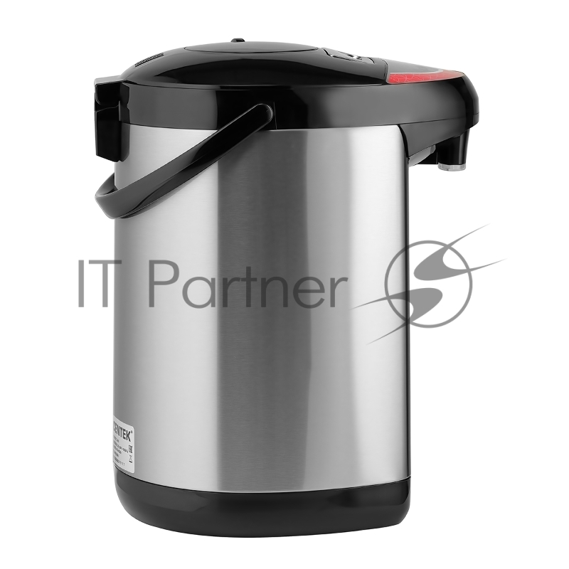 Термопот Centek CT-0081 (черный), 4л, 850Вт, 3 способа подачи воды, корпус из нержавеющей стали