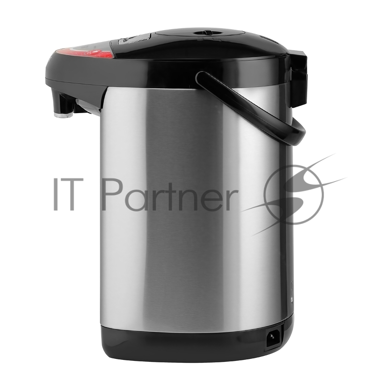Термопот Centek CT-0081 (черный), 4л, 850Вт, 3 способа подачи воды, корпус из нержавеющей стали