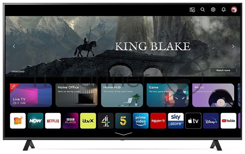 Телевизор LG 65 65UR78006LK.ARUB черный LED UHD 50Hz WebOS