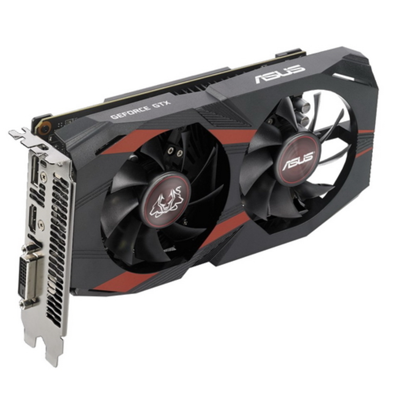 Видеокарта ASUS GeForce GTX 1050 2ГБ CERBERUS-GTX1050-O2G (GeForce GTX 1050, DDR5, DVI, HDMI, DP) (PCI-E)