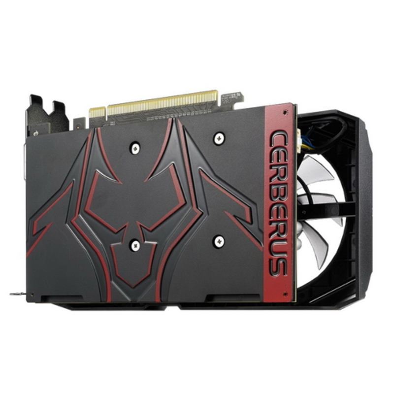 Видеокарта ASUS GeForce GTX 1050 2ГБ CERBERUS-GTX1050-O2G (GeForce GTX 1050, DDR5, DVI, HDMI, DP) (PCI-E)
