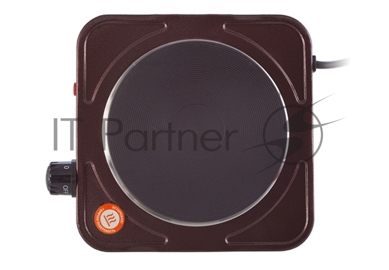 Плитка электрическая Centek CT-1506 <Siberia> 1конф ЧУГУН 155мм, 1000Вт, индикатор работы