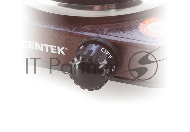 Плитка электрическая Centek CT-1506 <Siberia> 1конф ЧУГУН 155мм, 1000Вт, индикатор работы