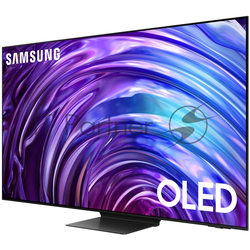 Телевизор 77 Samsung, OLED, Ultra HD, Tizen Smart TV, 120 Hz (Up to 144Hz), HDR10+, Wi-Fi, Voice, DVB-T2/C/S2, Bluetooth, CI+(1.4), FreeSync PremiumPRO, 4.2.2Ch 70W, OTS Lite, 4HDMI, 4USB, One Connect (Y24 4K), Graphite Black 2024