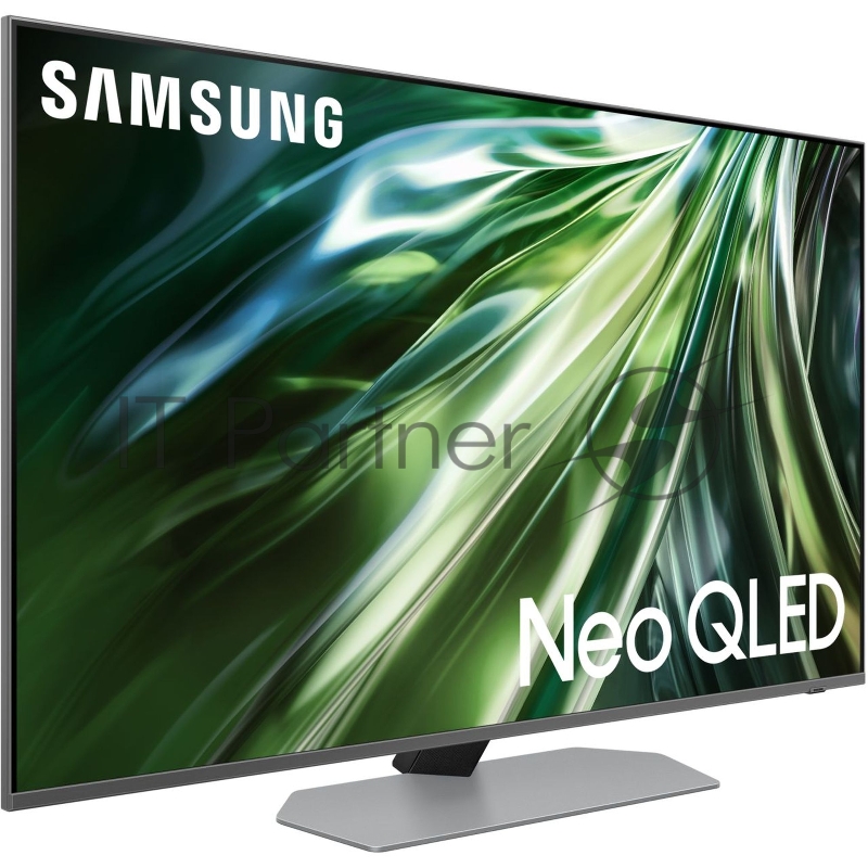 Телевизор ЖК 43 Samsung, NeoQLED, Ultra HD, Tizen Smart TV, 100Hz (Up to 144Hz), HDR10+, Wi-Fi, Voice, DVB-T2/C/S2, Bluetooth, CI+(1.4), FreeSync Premium PRO, 2.0Ch 20W, OTS Lite, 4HDMI, 2USB, Carbon Silver 2024