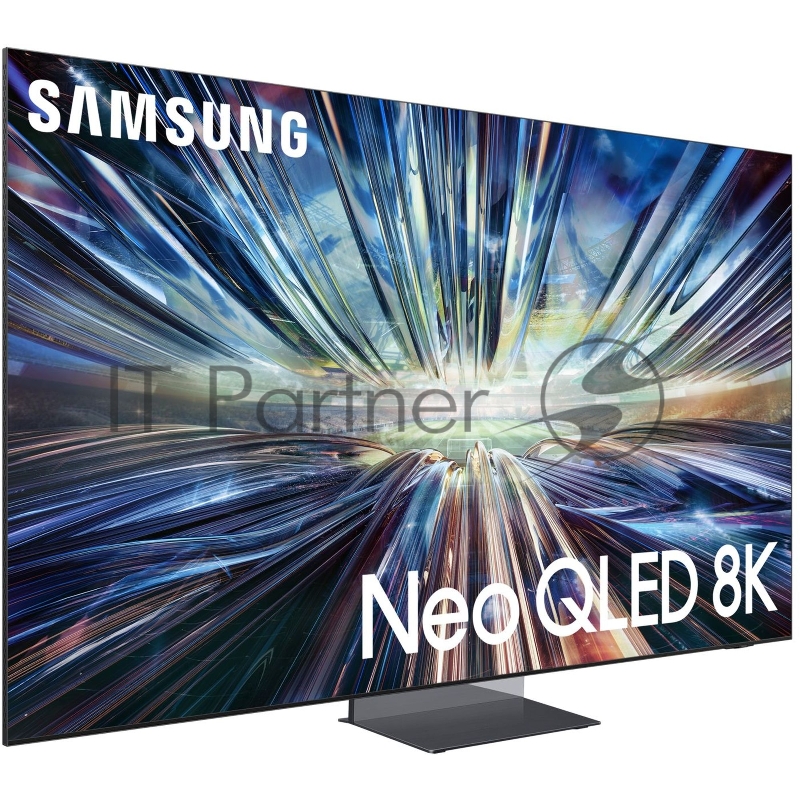Телевизор ЖК 75 Samsung, NeoQLED, 8K, Tizen Smart TV, 120Hz (Up to 144Hz), HDR10+, Wi-Fi, Voice, DVB-T2/C/S2, Bluetooth, CI+(1.4), FreeSync Premium PRO, 6.2.4Ch 90W, OTS PRO, 4HDMI, 3USB, One Connect (Y24 8K), Graphite Black 2024
