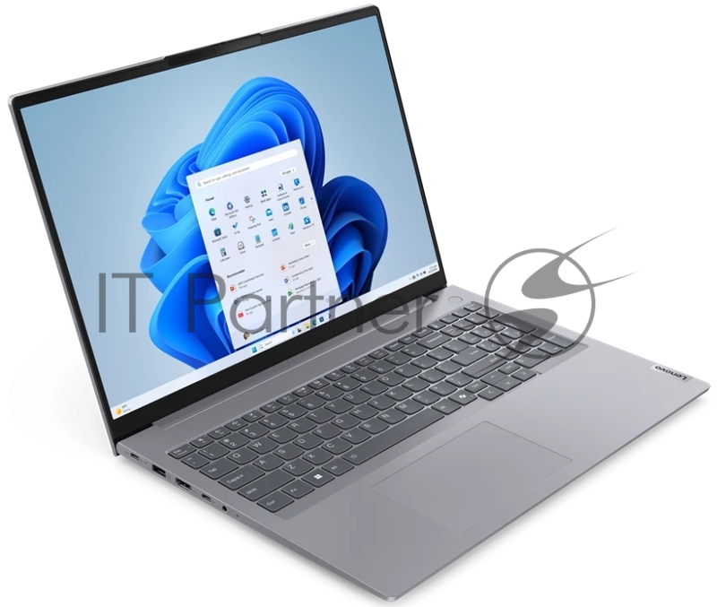 Ноутбук Lenovo ThinkBook 16 G7 IML 16 WUXGA (1920x1200) IPS 300N, Intel ultra 7 155H, 1x16GB DDR5 5600, 512GB SSD M.2, Intel ARC, WiFi6, BT, FPR, FHD Cam, 71Wh, 100W USB-C Slim, NoOS, 1Y, 1.7kg