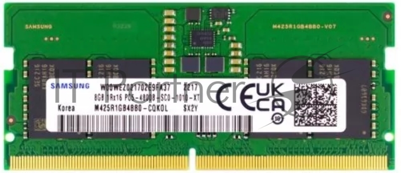 Оперативная память SODIMM Samsung DDR5 8Gb 4800 MHz PC-38400 CL40 1.1V
