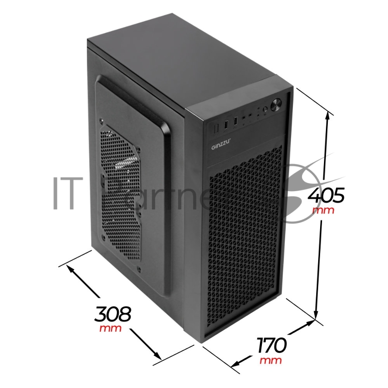 Блок питания Ginzzu A400 ATX