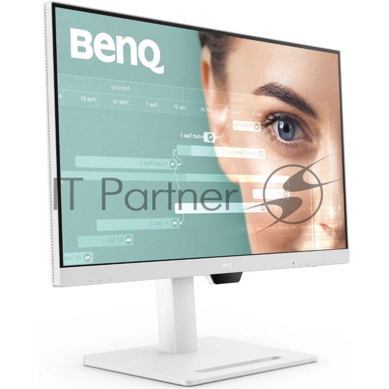 Монитор 27 BenQ GW2790QT White (2560x1440, IPS, 60Hz, 20M:1, 250cd, 5ms, 2*HDMI, DP, USB-C (65W)Speakers, Height adj 110, Pivot, Flicker-free Low Blue Light, 3Y)