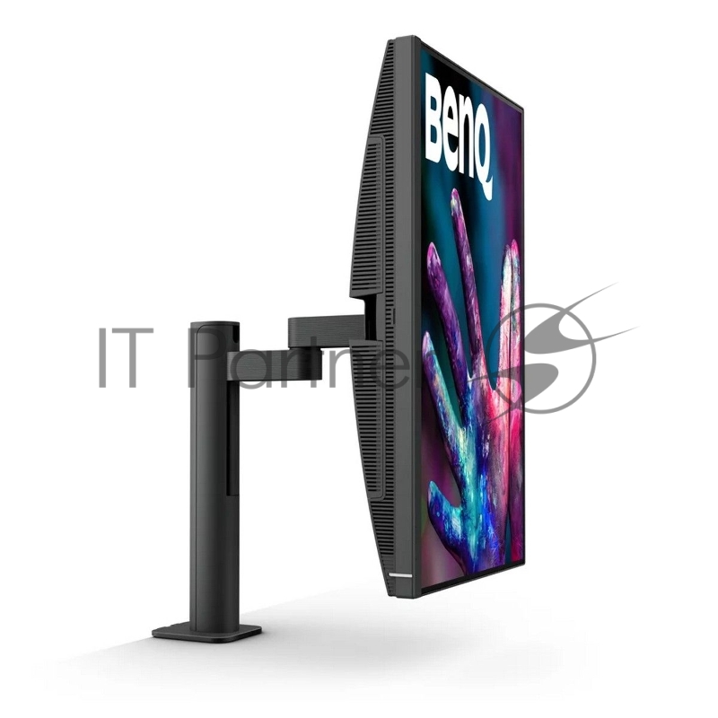 Монитор 27 BenQ PD2705UA с кронштейном, Grey (3840x2160, IPS, 60Hz, 1200:1, 350cd, 5ms, HDMI, DP 3*USB 3.0, USB C*65W, Thunderbolt 3, Speakers, Height adj 110, Pivot, 100% sRGB, Flicker-freeLow Blue Light, Calibration Report, Table Mounting, 3Y)